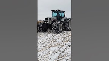 WHITE 6215 Tractor Chisel Plowing #bigtractorpower