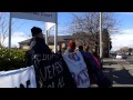 No Borders Leeds Demo Outside UKBA