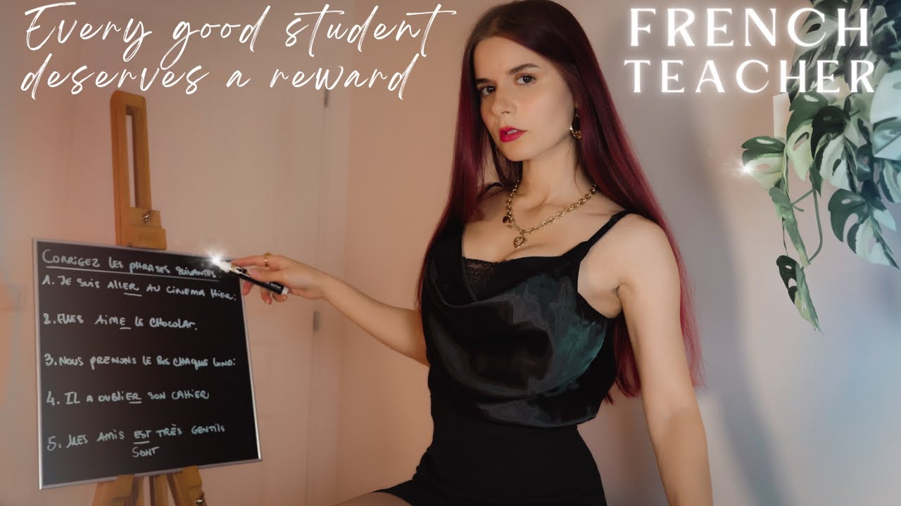 ASMR Roleplay - Your French Teacher Finds You Irresistible 🫦 (Kisses and More)