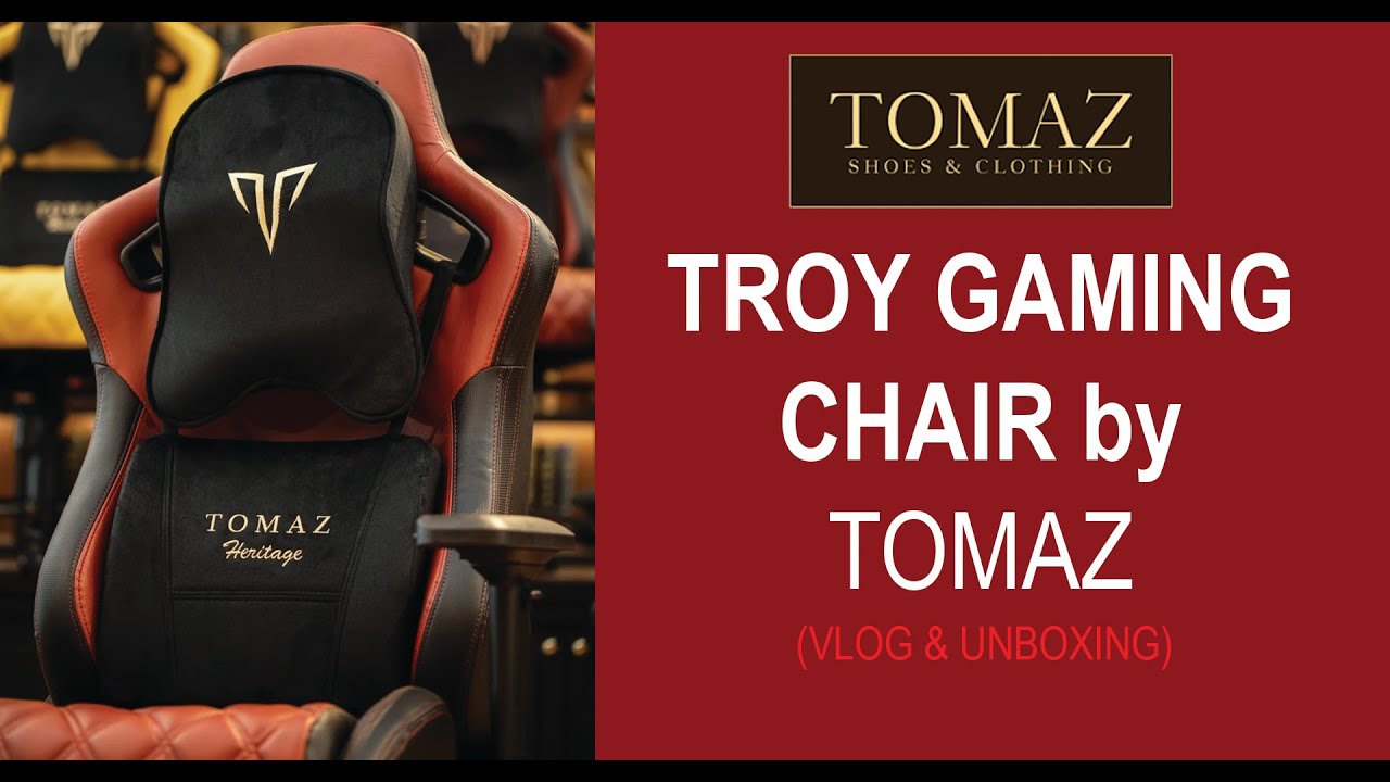 UNBOXING GAMING CHAIR TOMAZ - TROY (BURGUNDY