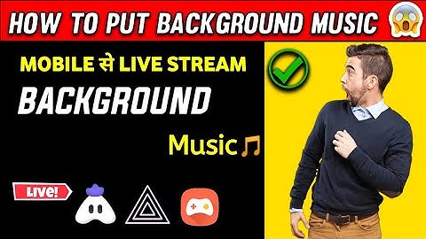 How To Add Background Music🎶 In Live Stream - Android|| Turnip, Omlet , PRISM Live