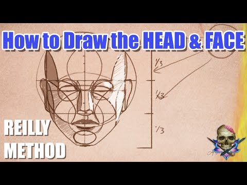 How to Draw the HEAD and FACE - REILLY METHOD - Art Tutorial