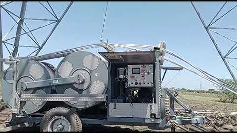 Transmission line stringing work