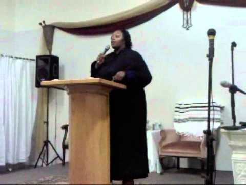 Apostle Angela Daniels preaching Kingdom Authority...