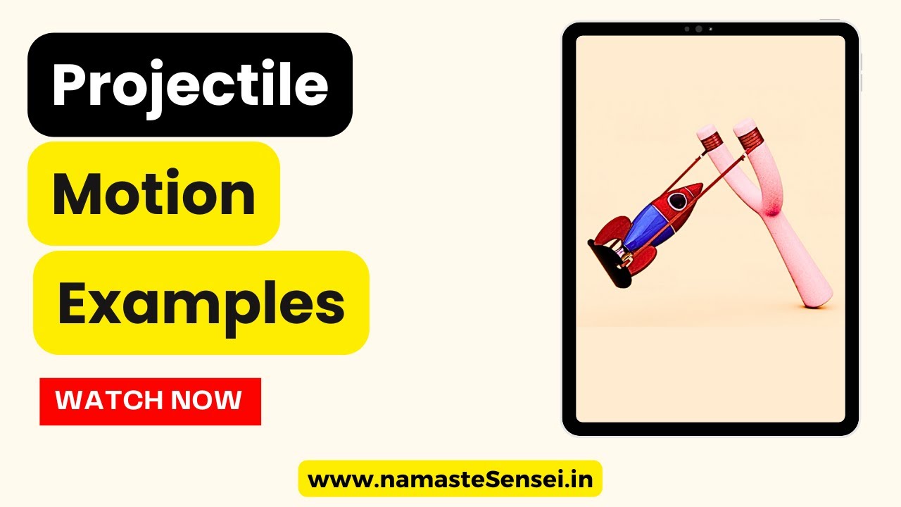 5 Examples Of Projectile Motion In Physics & In Daily Life