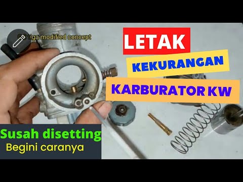 Letak Kekurangan Karburator KW Yang Bikin Sulit Di Setting,Begini Solusinya.