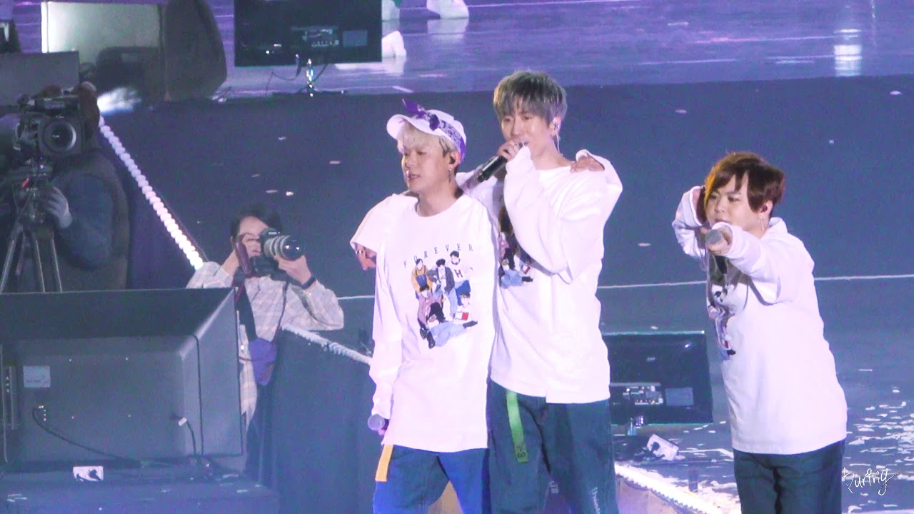 181014 H.O.T. - 빛(중간중간 토니focus) + 엔딩 (Highfive Of Teenagers concert)