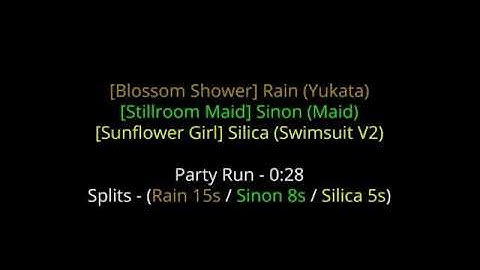 [Sword Art Online: Memory Defrag] Idol Singer ~ 0:28s