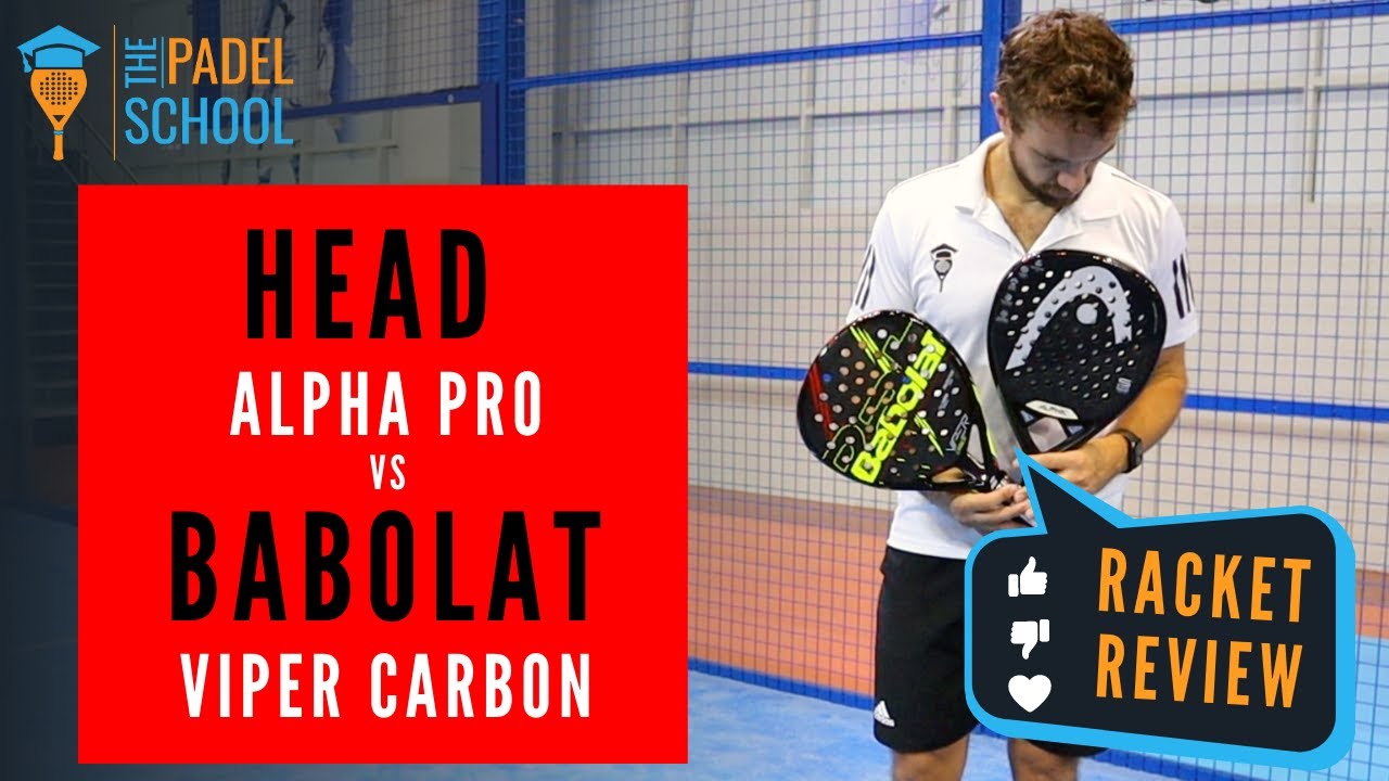 Head Alpha Pro vs Babolat Viper Padel Review - YouTube