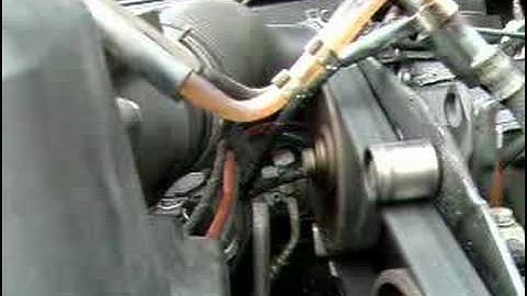 Injection Pump Noise