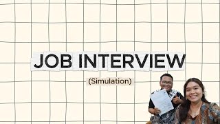 Job Interview: Group 1 (Business Communication)