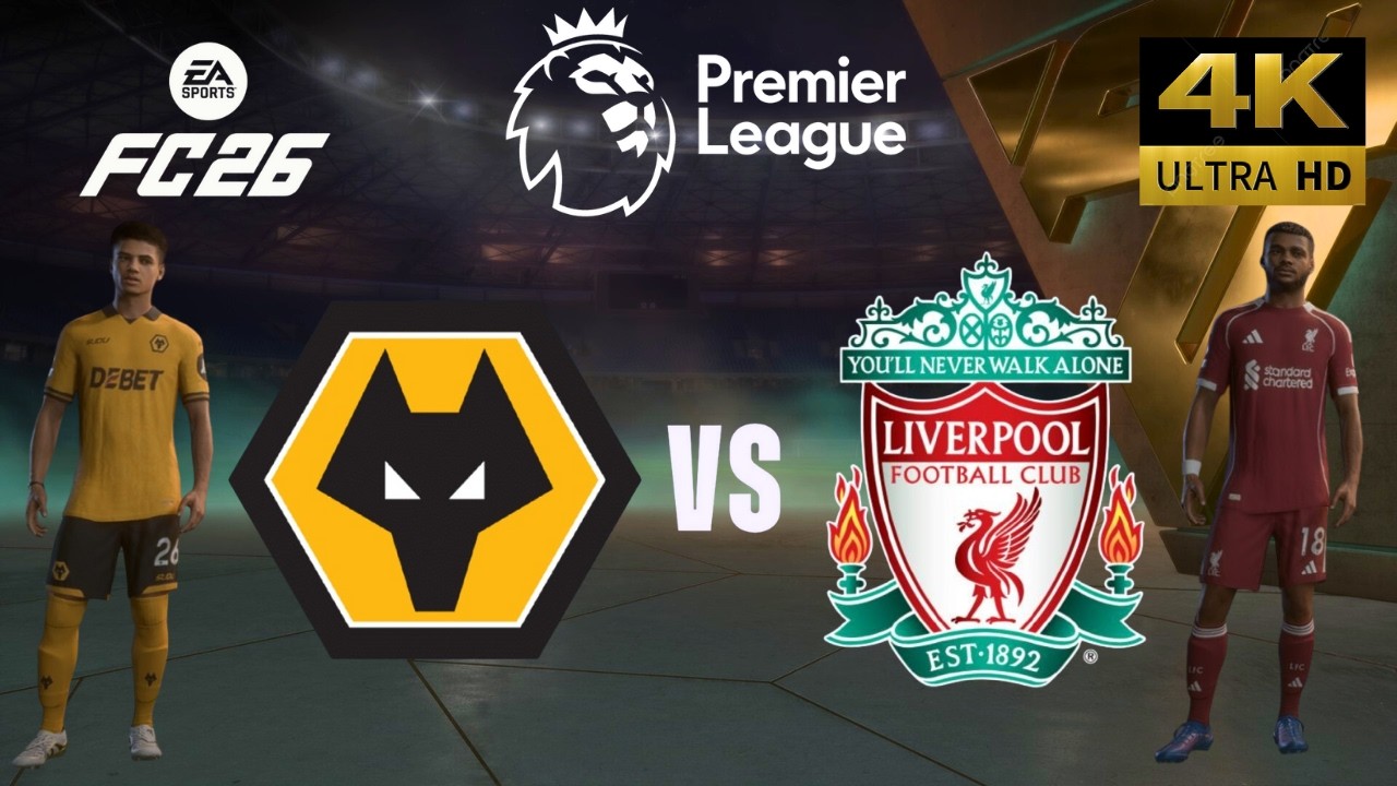 FC 26 - Wolverhampton vs Liverpool - All Goals - Premier League 25/26 Full Match - PC [4K60]