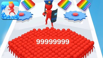 Crowd Runners: Stick Count Master-All Levels Walkthrough Mobile Gameplay iOS,Android Game New