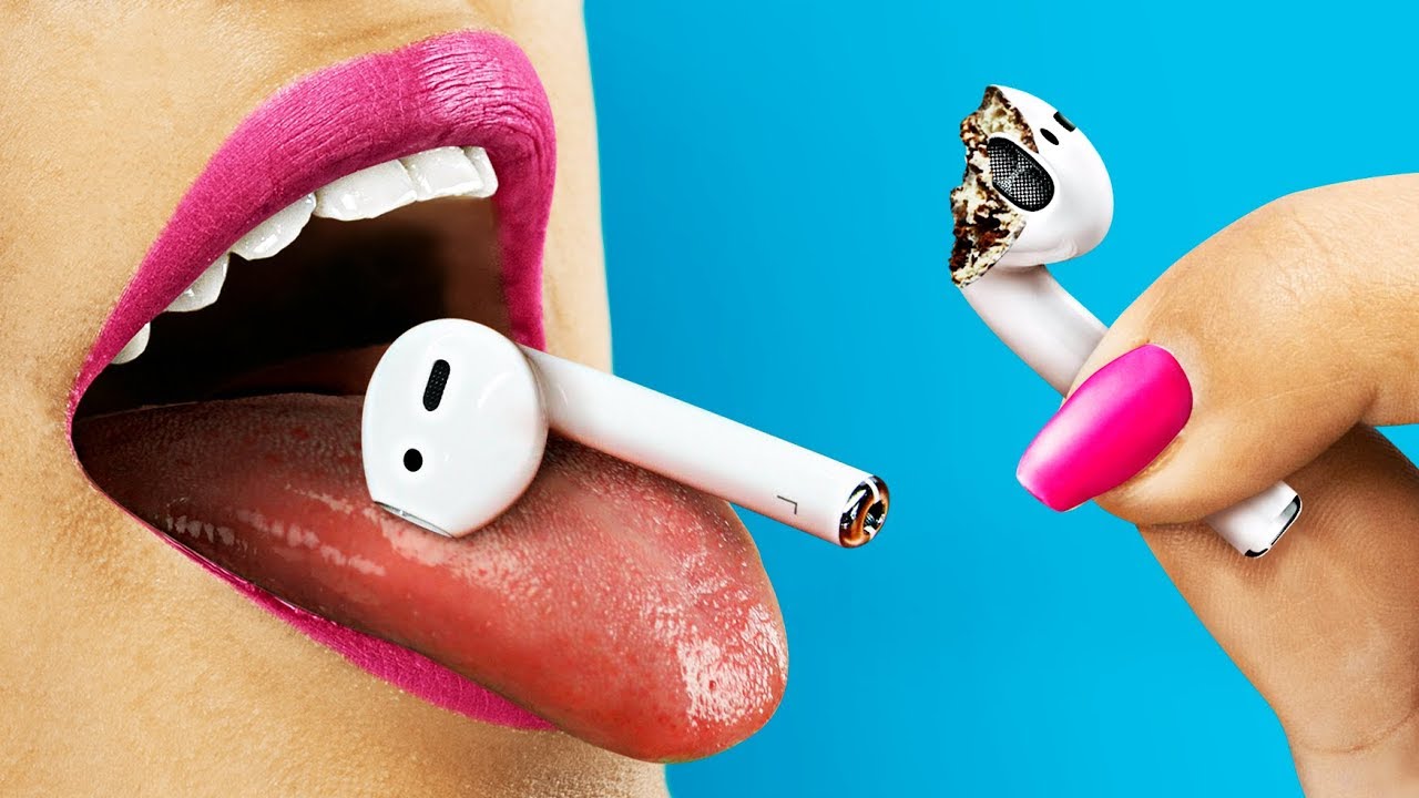 7 PEGADINHAS COMESTÍVEIS ENGRAÇADAS! / GADGETS COMESTÍVEIS video phone beyonce mp3
