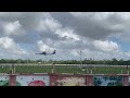 Indigo ATR landing on runway 25 at Chennai airport
