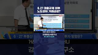 6.27 대출규제 이후 노도강이 거래급감?