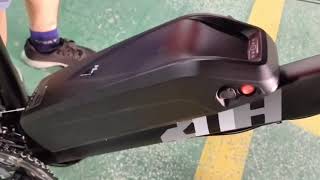 How to place the electric bike battery?