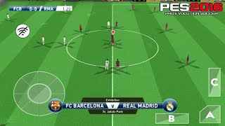FTS MOD PES 2016 MOBILE OFFLINE HD GRAPHICS WITH HD GRAPHICS, KITS and TRANSFER 16/17