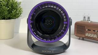 DOCOSS Rechargeable Desk Fan With Digital Display | Best Portable Table Fan for Office & Home 2026