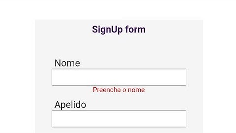 Validar Formulário com JavaScript