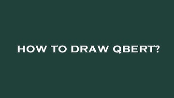 How to draw qbert?
