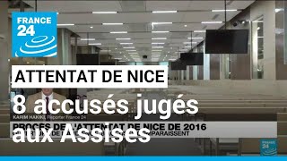 Attentat de Nice : ouverture de l'audience à la Cour d'Assises spéciale, 8 accusés comparaissent