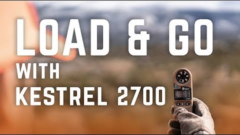 Kestrel 2700 Ballistics Weather Meter