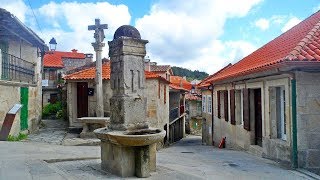 Centro histórico de Combarro nas Rias Baixas da Galiza