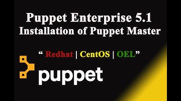 Puppet Master Enterprise 5.1 Installation on Red-hat Enterprise Linux 7.2