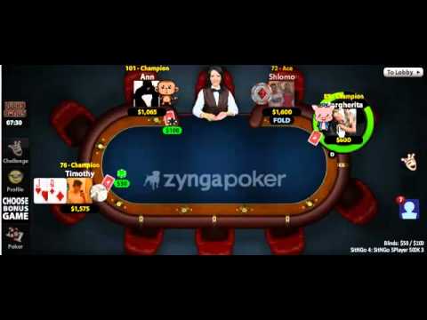Zynga poker how to win