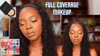 GLAM FULL COVERAGE MAKEUP | NARS, L&#39;OREAL, HUDA BEAUTY AND MORE | Janelle Veronica