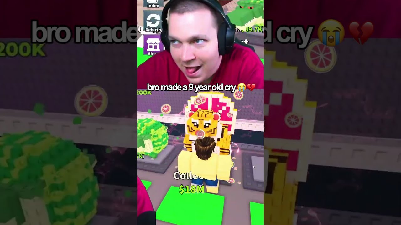 Bro SCAMMED A 9 Year Old Steak Roblox Stealabrainrot