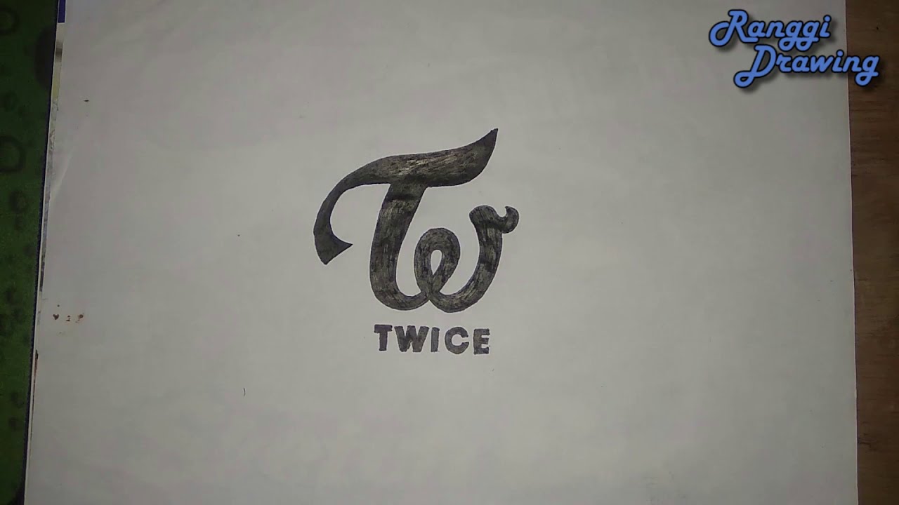 How To Draw The Twice Logo Youtube