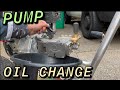 HOW TO REPLACE OIL ON A PRESSURE WASHER PUMP