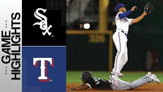 White Sox vs. Rangers Game Highlights (8\/1\/23) | MLB Highlights