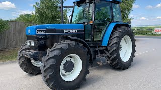 Ford 7840 Powerstar SLE tractor walk round video
