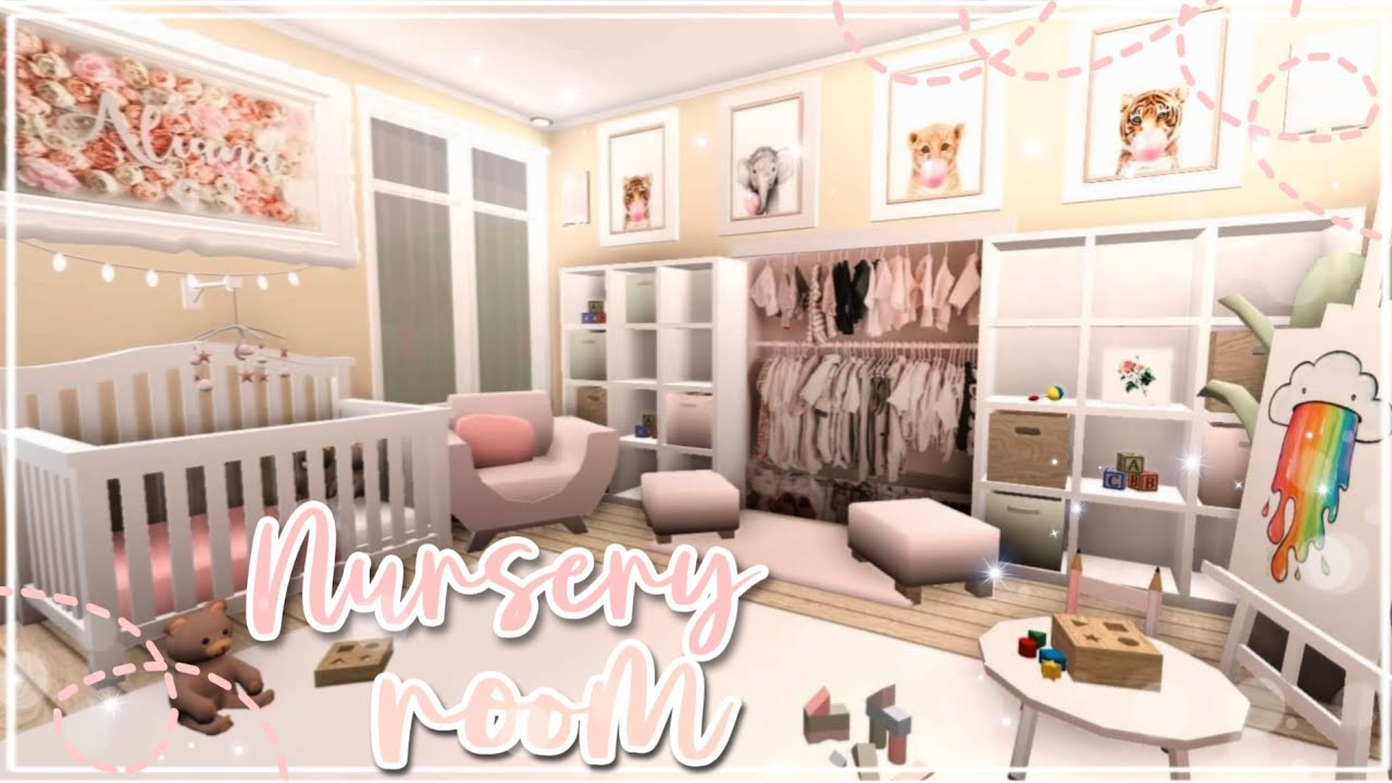 ROBLOX BLOXBURG: Nursery Room l Baby update 0.9.0 l 15k - YouTube