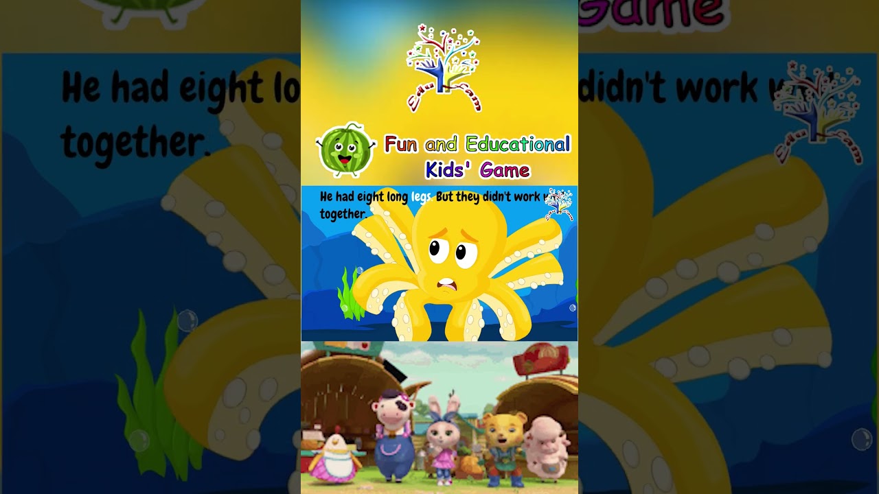 🐙 Oliver the Clumsy Octopus | A Silly Ocean Adventure! 🌊✨