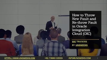 Oracle Integration Cloud Tutorial|Oracle Integration Cloud Service|Throw New Fault,Rethrow Fault OIC