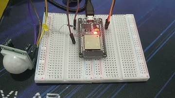 Simulasi Rangkaian Sensor HC-SR501 (PIR/Pyro Infra Resistive) dengan ESP32