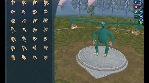 Spore: Instruction for asymmetrical hands...