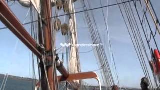 Sailing on the tall ship, Hawaiian Chieftain