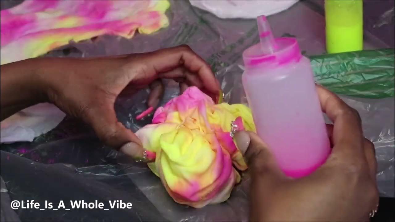 HOW TO TIE DYE A T SHIRT WITH MICA POWDER MY 1ST TIME FAIL? YouTube