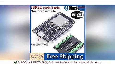 ESP32 ESP-32S ESP WROOM 32 WIFI Board Bluetooth module Dual Core 32Bit CPU ESP32 development board B