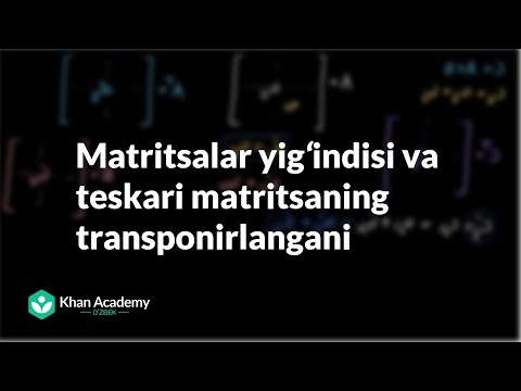 Video: Talablarni kuzatish matritsasining maqsadi nima?