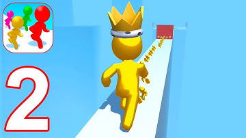 Color Run Stickman 3D - Gameplay Part 2 All Levels 16 - 30 Max Level (Android, iOS) #2