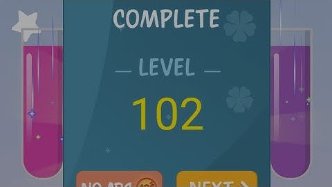 How To Solve Water Color Sort Level 102 | Shorts video