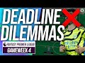 TIME TO SELL MARTINELLI!? GW4 DEADLINE DILEMMAS! FANTASY PREMIER LEAGUE 23/24