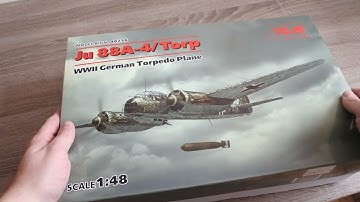 ICM 1/48 JU88 A4 Scale Model Part 1: Inbox Review [Scale Modeller by Accident]