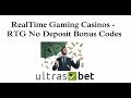 RealTime Gaming Casinos - RTG No Deposit Bonus Codes - YouTube